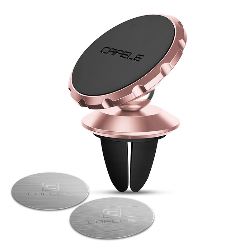 support magnétique rotatif smartphone