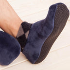 Lot de 2 Paires de chaussettes d'intérieur épaisses et antidérapantes