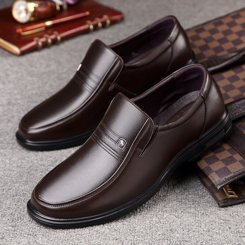 Mocassins pour homme en cuir véritable