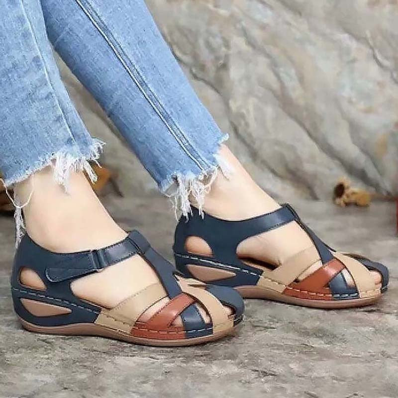 Sandales vintage d'été à plateforme
