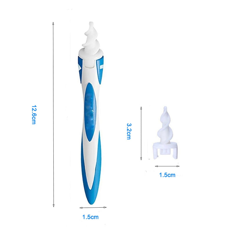 Nettoyeur d'oreille spirale réutilisable - Anti-douleur