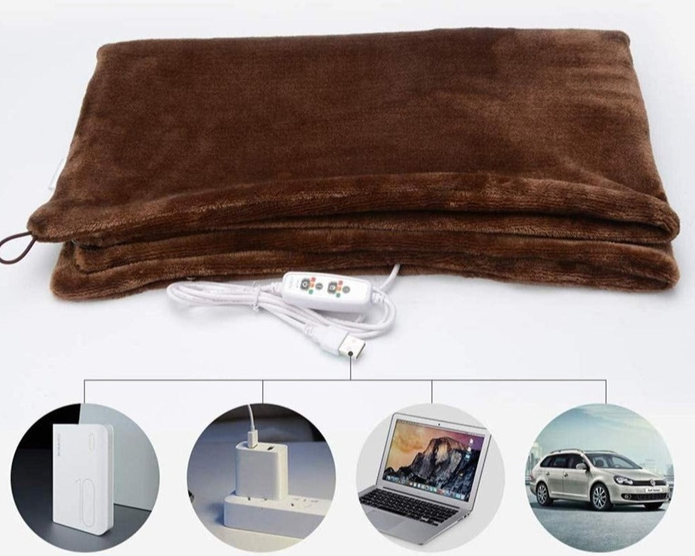 Châle chauffant USB
