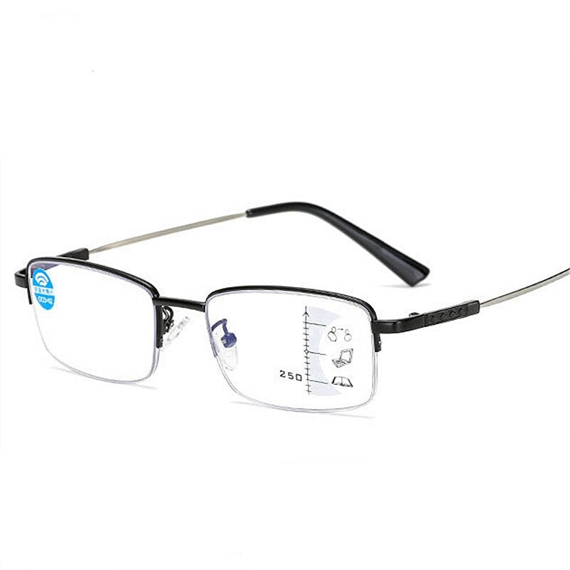 Lunettes de lecture anti-lumière bleue en titane