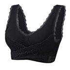 Soutien-gorge croisé dentelle - Push Up