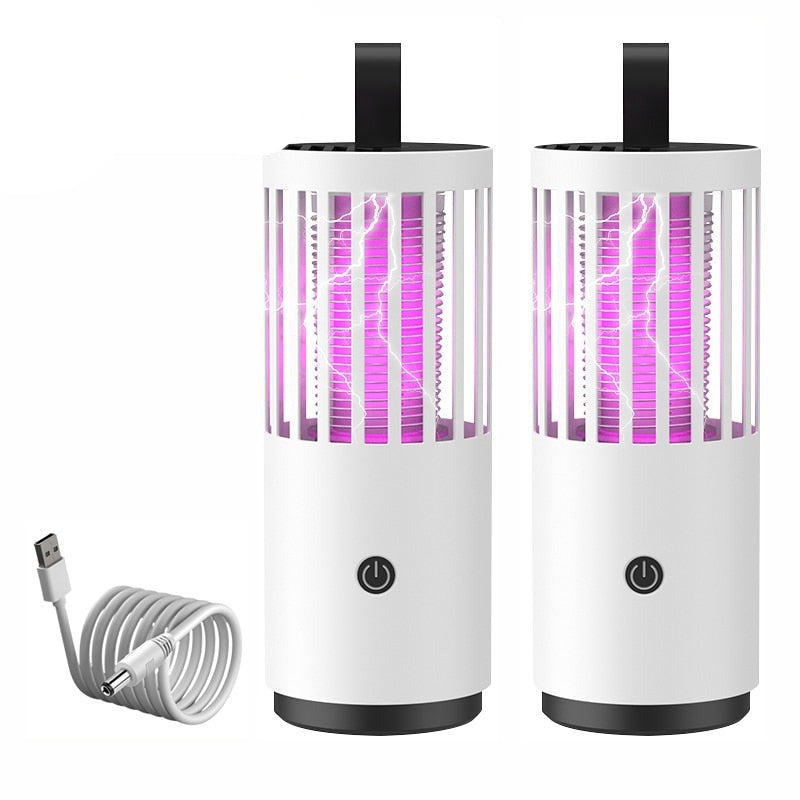 Lot de 2 Lampes Anti moustiques rechargeables