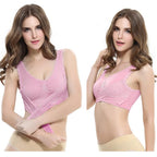 Soutien-gorge croisé dentelle - Push Up