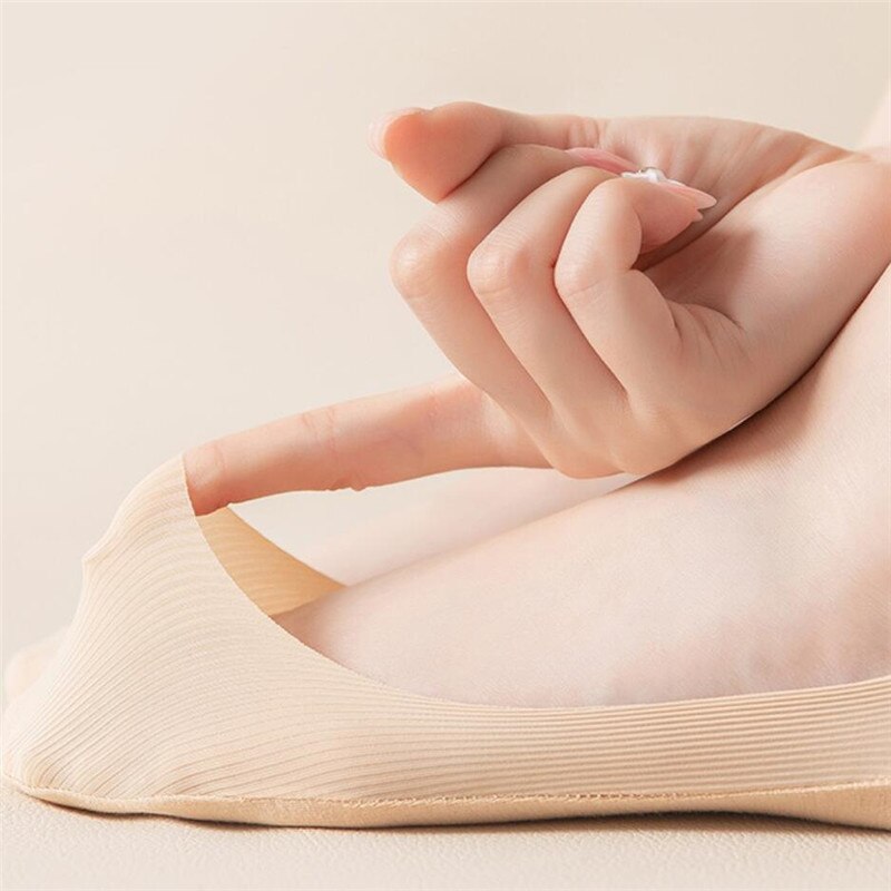 5X PAIRE DE CHAUSSETTES ANTIDÉRAPANTES EN SOIE GLACÉE