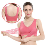 Soutien-gorge croisé dentelle - Push Up