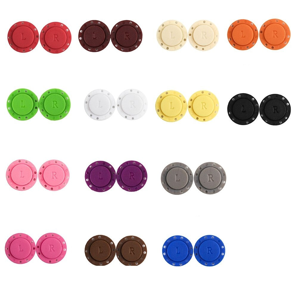 Lot de 6 paires de boutons magnétiques