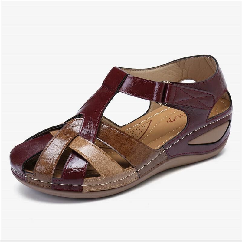 Sandales vintage d'été à plateforme