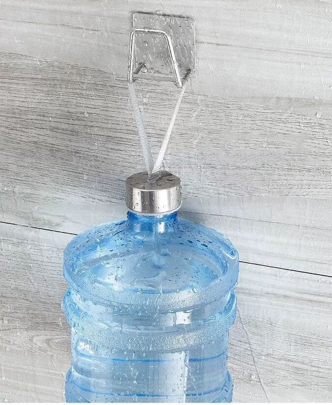 Lot de 4 Support auto-adhesif pour éponge et serviette