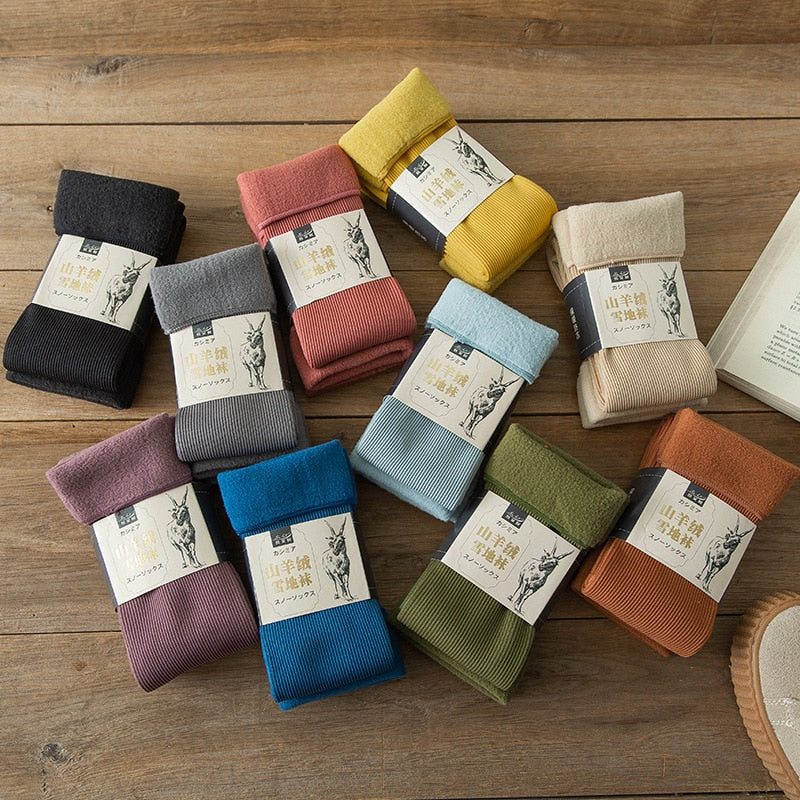 3 x Paires de Chaussettes d'hiver molletonnées