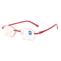 Lunettes de lecture incassables et anti-lumière bleue rouge