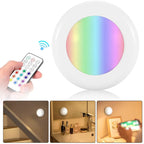Lot de 5 Spots LED RVB avec télécommande