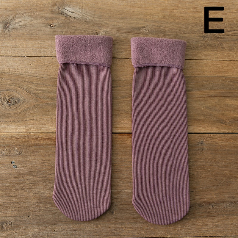 3 x Paires de Chaussettes d'hiver molletonnées