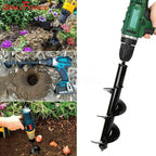 Tarière pour perceuse +gants de jardinage avec griffes OFFERTS
