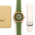 Montre en bois de bambou avec bracelet interchangeable