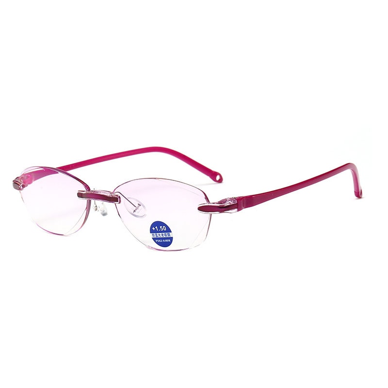 Lunettes de lecture incassables et anti-lumière bleue rose