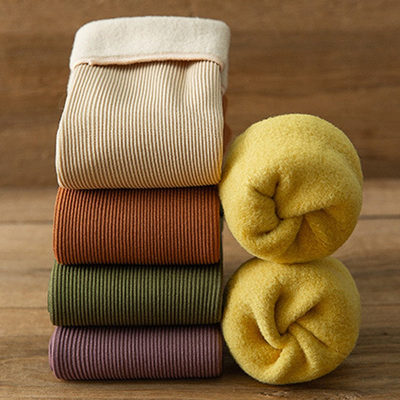 3 x Paires de Chaussettes d'hiver molletonnées