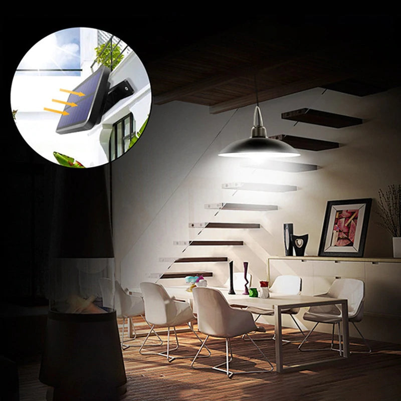 Lot de 2 lampes solaires suspendues
