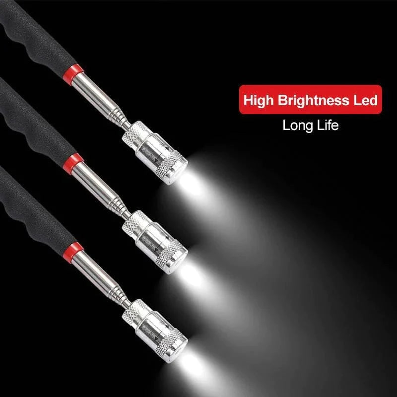 2x Perche télescopique et magnétique à LED