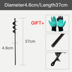 Drill auger + FREE Claw gardening gloves