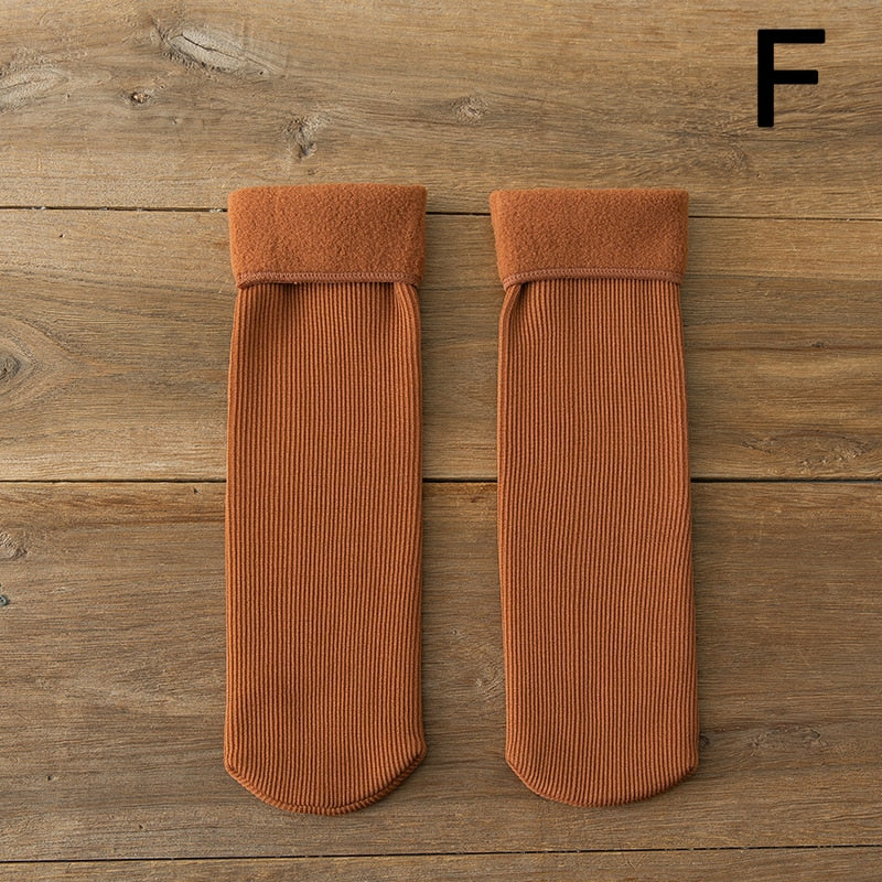 3 x Paires de Chaussettes d'hiver molletonnées