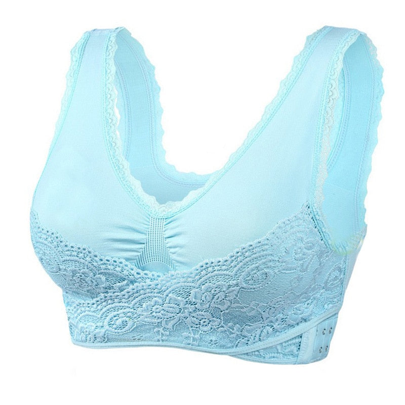 Soutien-gorge croisé dentelle - Push Up