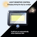 Lampe solaire avec détecteur de mouvement