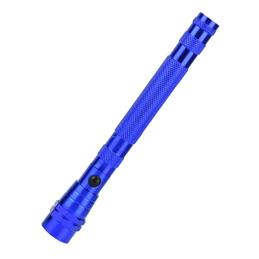 PEREL - Lampe torche 3 LED télescopique avec préhension magnétique PEREL - Lampe torche 3 LED télescopique avec préhension magnétique