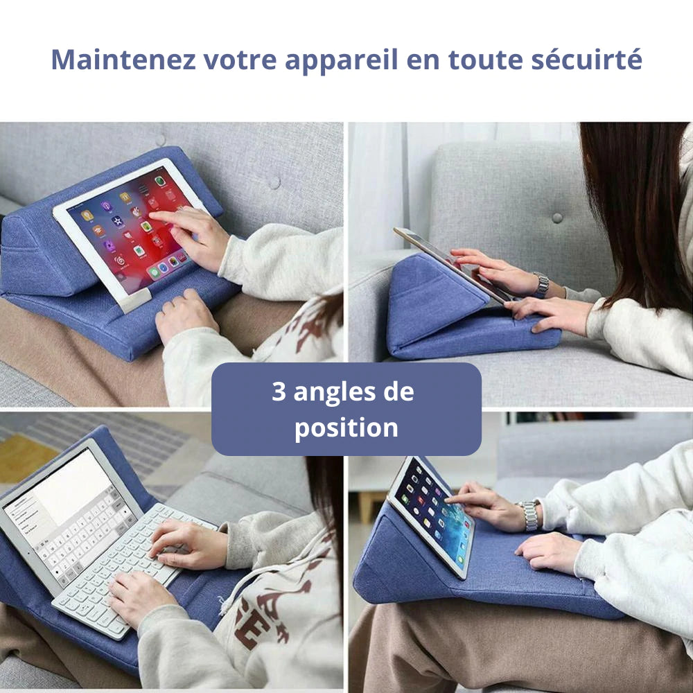 Coussin support de tablette 