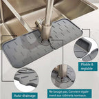 Tapis de robinet en silicone+ Un distributeur de savon offert