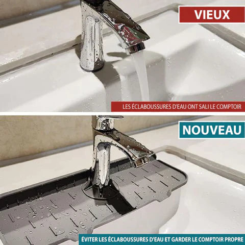 Tapis de robinet en silicone+ Un distributeur de savon offert