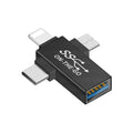 Connecteur USB 3 en 1 universel - USB, Iphone, Android, PC, Tablette - DealValley