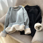 Sweat shirt fourré