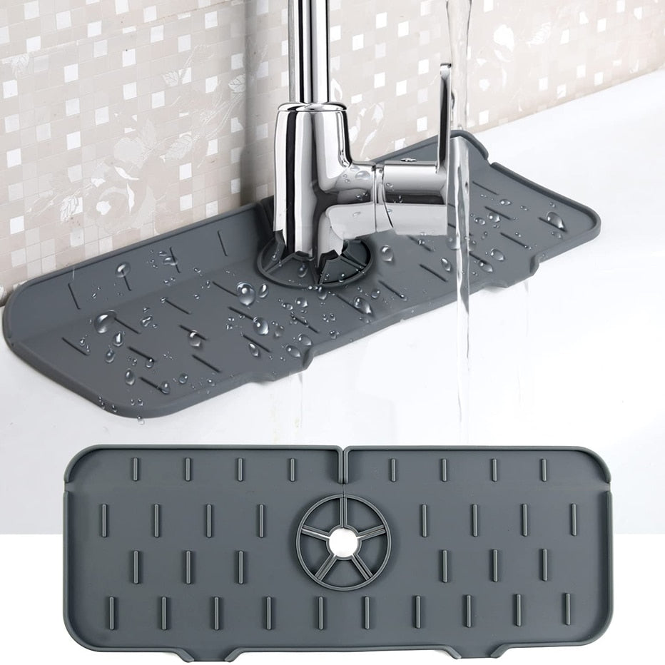 Tapis de robinet en silicone+ Un distributeur de savon offert