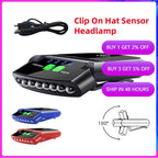 Lampe LED à clip pour chapeau - Détecteur de mouvement