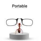 Lunettes pince nez avec étui autoadhésif