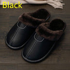 Pantoufles d'hiver en cuir - Mixte - DealValley