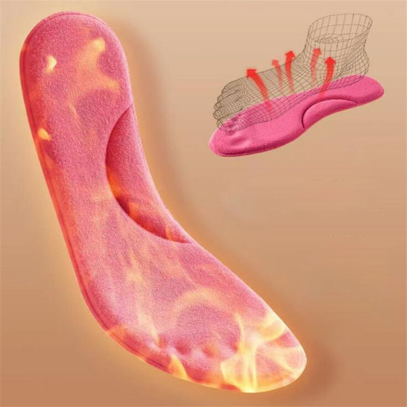 Semelles Thermiques mousse à mémoire de forme