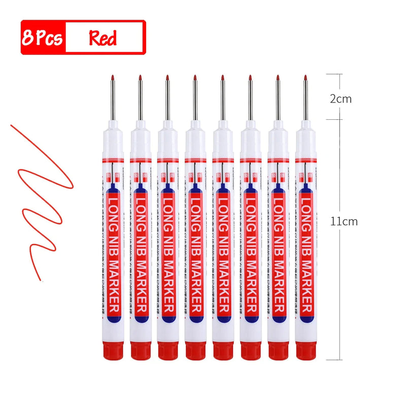 Ensemble de stylos marqueurs à tête longue 8pcs