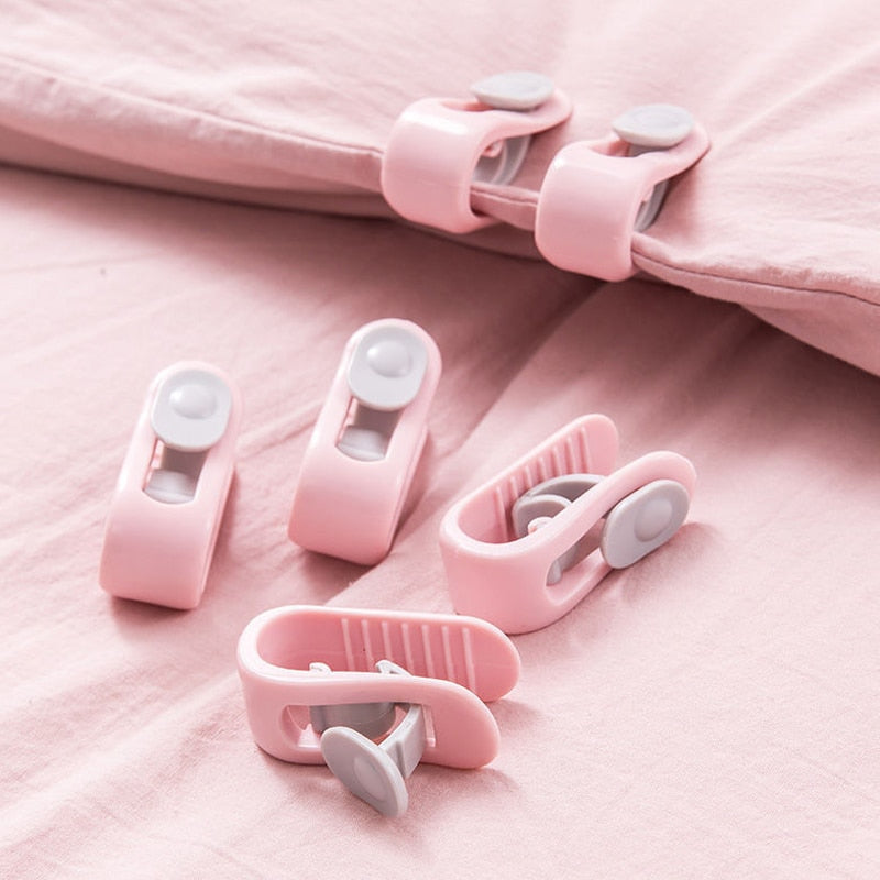 12 X Attache de couette anti glisse