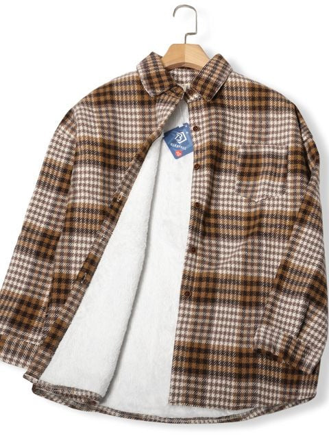 Chemise surdimensionnée femme - intérieur polaire