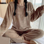 Women's Warm Flannel Winter Pajamas