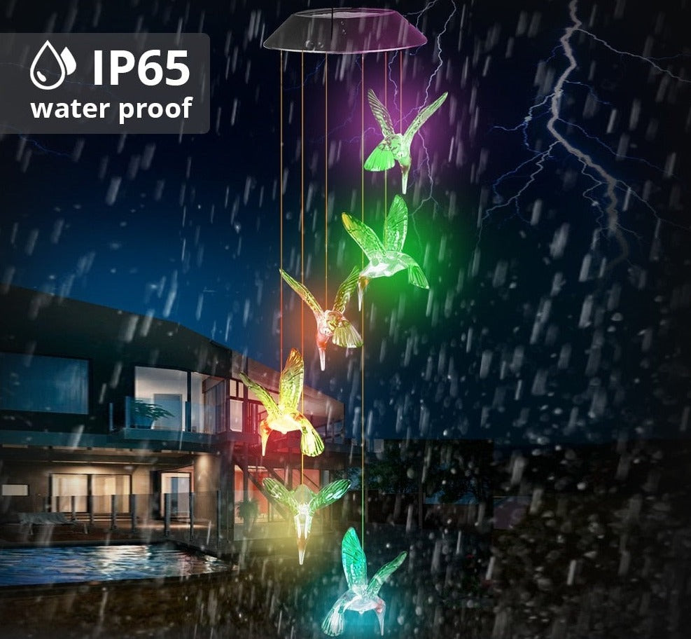 Carillon lumineux solaire