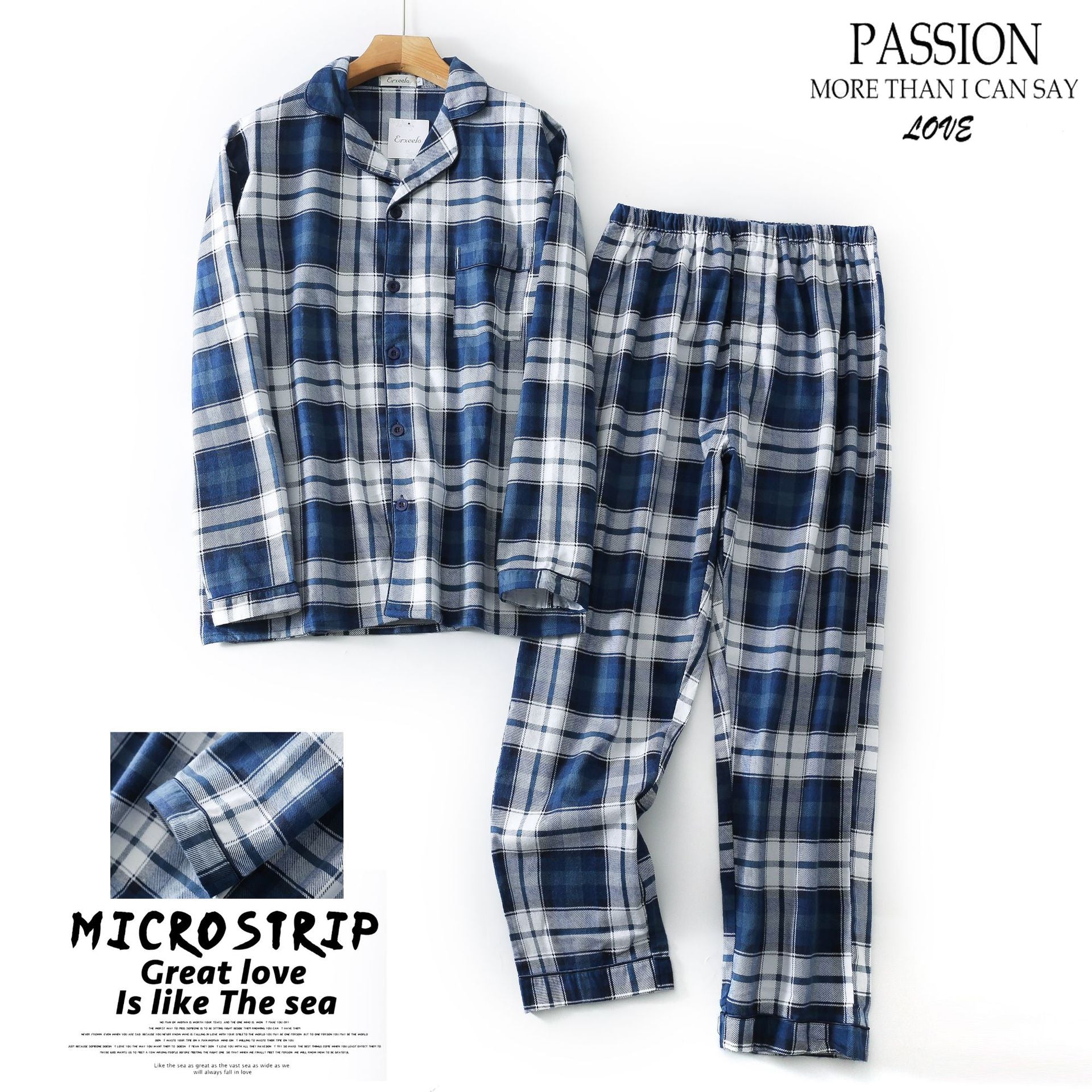 Ensemble pyjama chemise pantalon - Homme