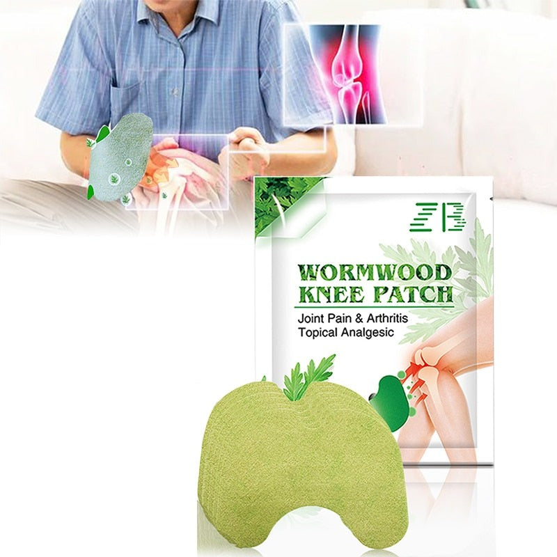 Lot de 12 Patchs genoux anti inflammatoires aux plantes
