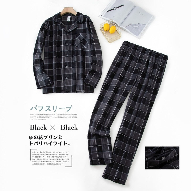 Ensemble pyjama chemise pantalon - Homme