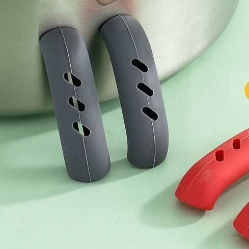 8x Poignées de silicone amovibles anti-brûlure