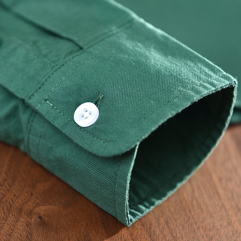 Chemise en Coton Col Mao - Homme